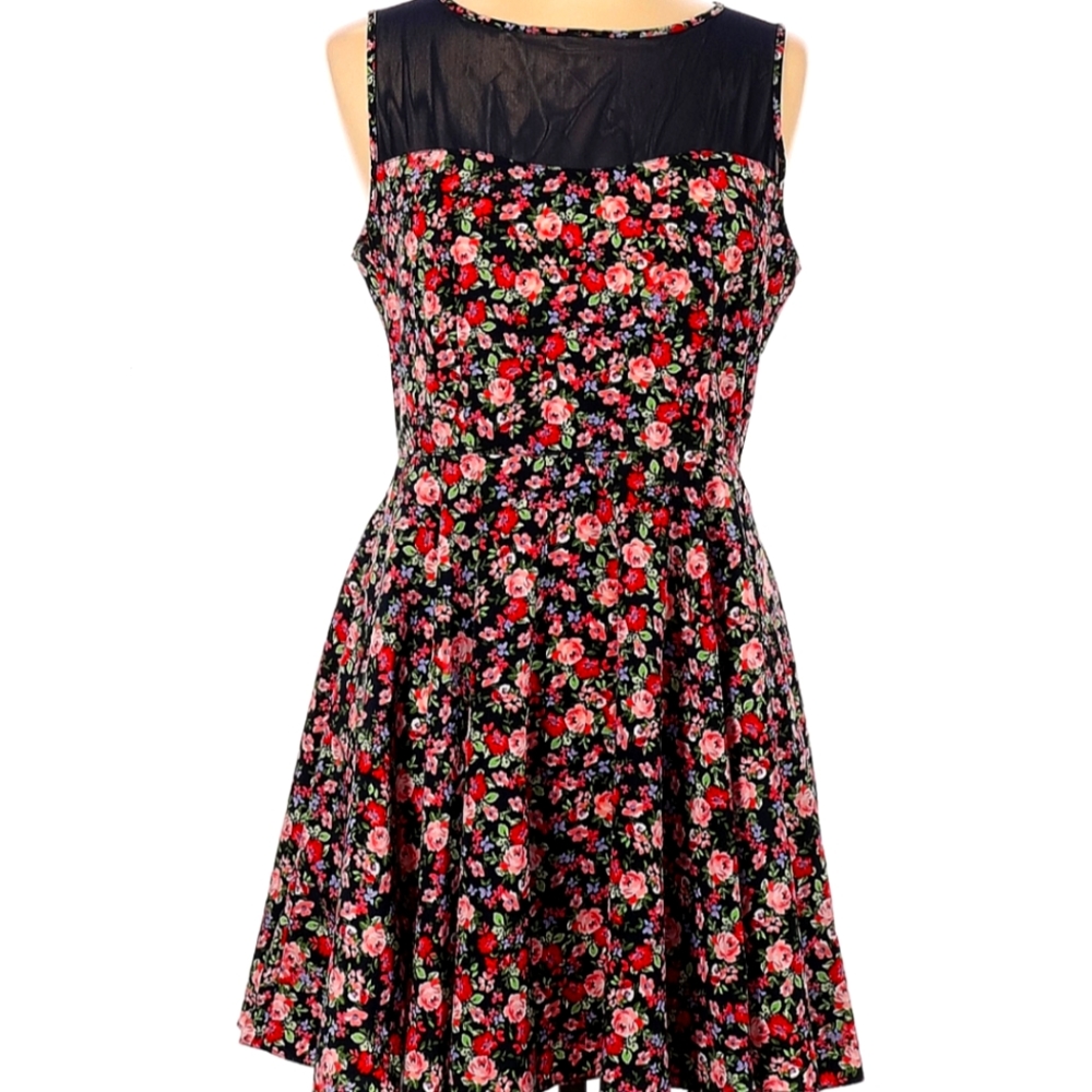 Floral mini dress